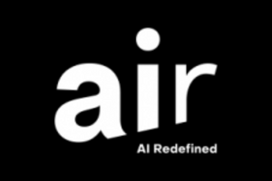 AIR black backgound logo